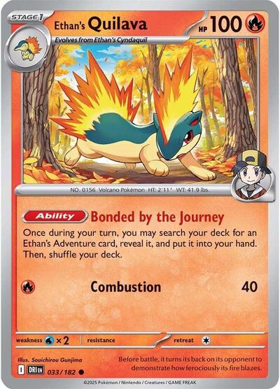 SV10: Destined Rivals (DRI) - Ethan's Quilava (#033/182, Common) ()