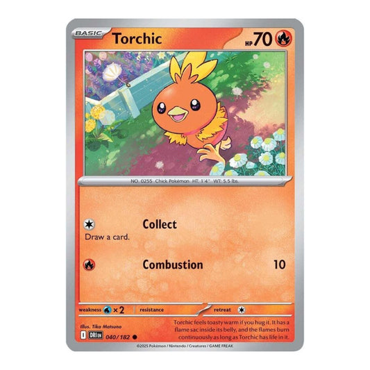 SV10: Destined Rivals (DRI) - Torchic (#040/182) (Near Mint)
