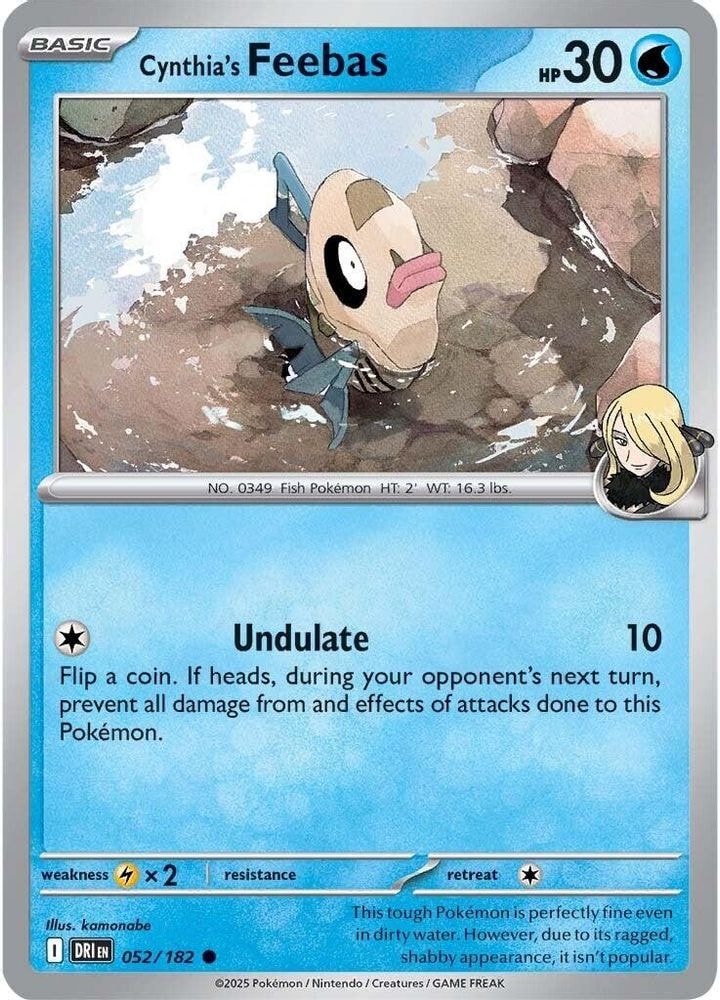 SV10: Destined Rivals (DRI) - Cynthia's Feebas (#052/182, Common) ()