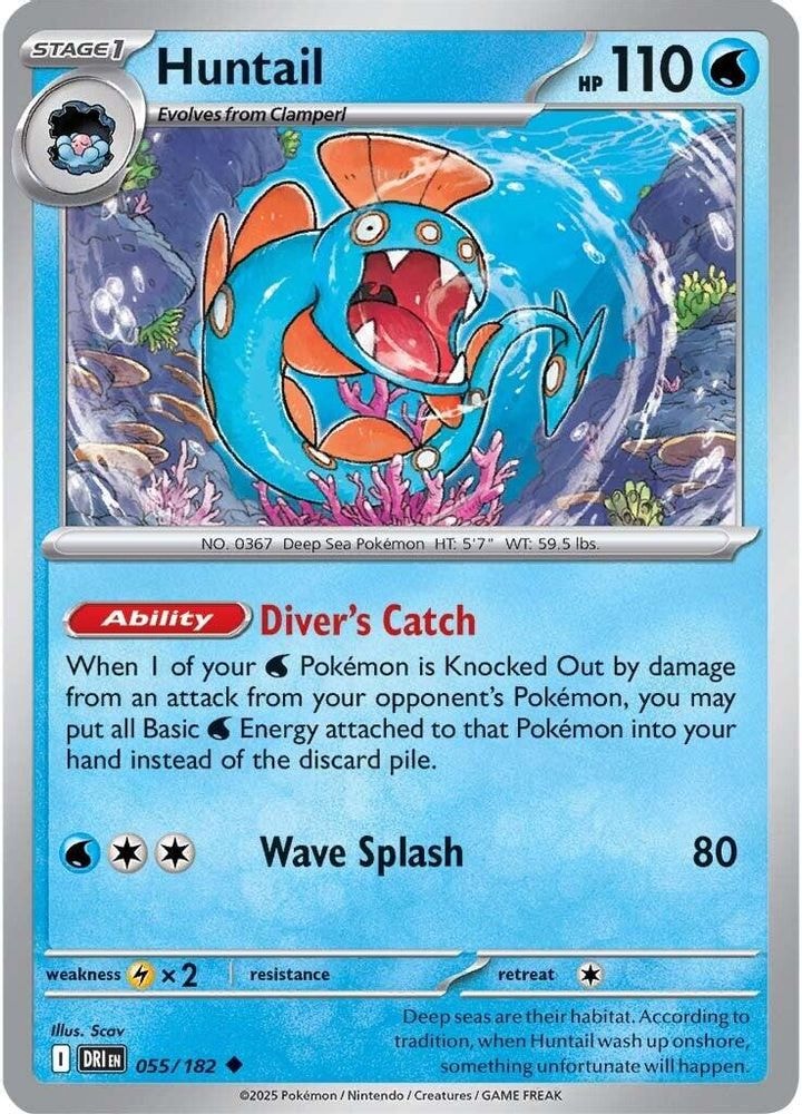 SV10: Destined Rivals (DRI) - Huntail (#055/182, Uncommon) ()