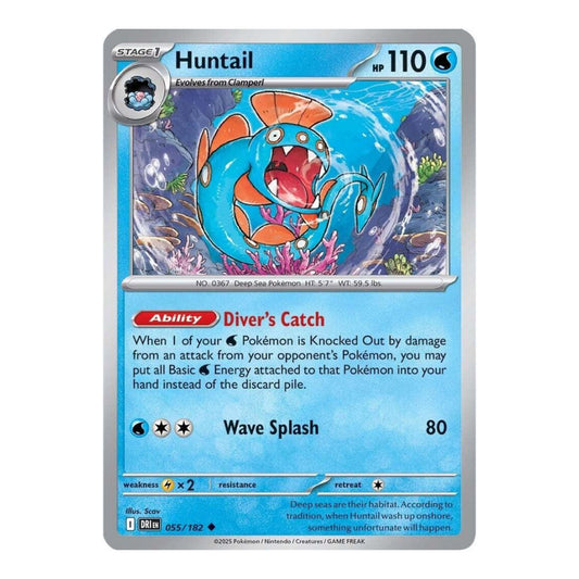 SV10: Destined Rivals (DRI) - Huntail (#055/182) (Near Mint)