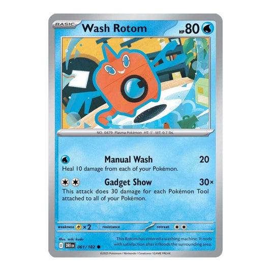 SV10: Destined Rivals (DRI) - Wash Rotom (#061/182) (Near Mint)