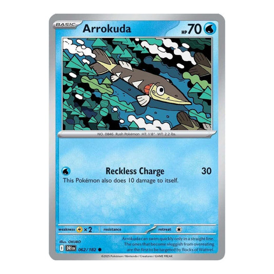 SV10: Destined Rivals (DRI) - Arrokuda (#062/182) (Near Mint)