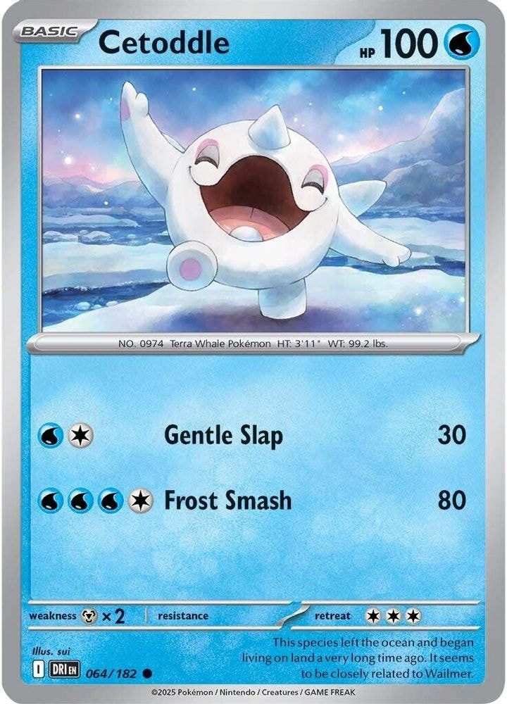 SV10: Destined Rivals (DRI) - Cetoddle (#064/182, Common) ()