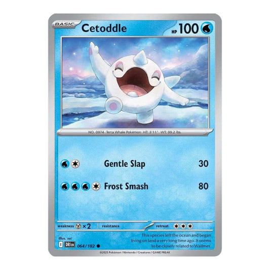 SV10: Destined Rivals (DRI) - Cetoddle (#064/182) (Near Mint)