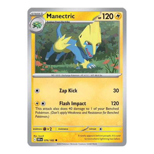 SV10: Destined Rivals (DRI) - Manectric (#076/182) (Near Mint)