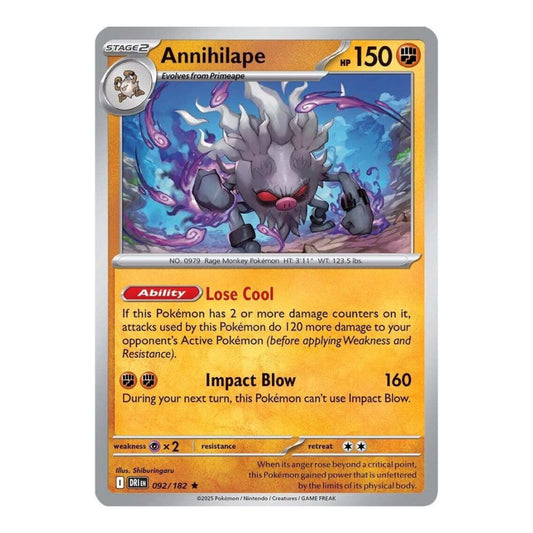 SV10: Destined Rivals (DRI) - Annihilape (#092/182) (Near Mint)