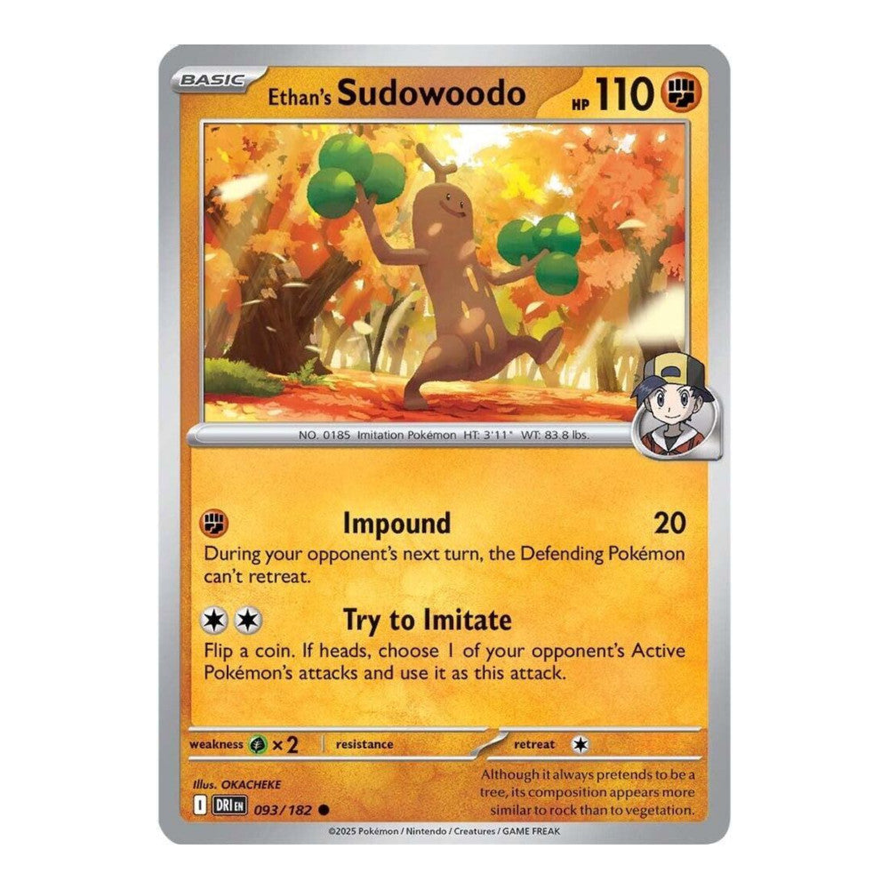 SV10: Destined Rivals (DRI) - Ethan's Sudowoodo (#093/182)
