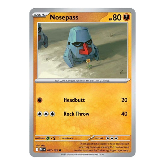 SV10: Destined Rivals (DRI) - Nosepass (#097/182) (Near Mint)