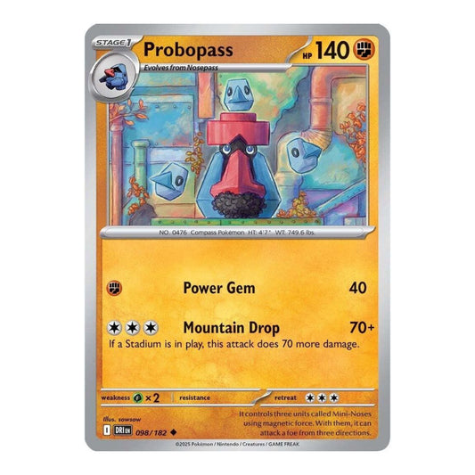 SV10: Destined Rivals (DRI) - Probopass (#098/182) (Near Mint)