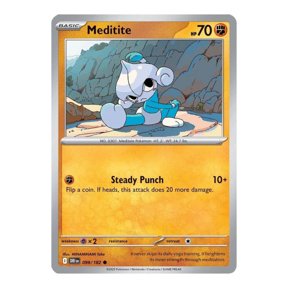 SV10: Destined Rivals (DRI) - Meditite (#099/182)