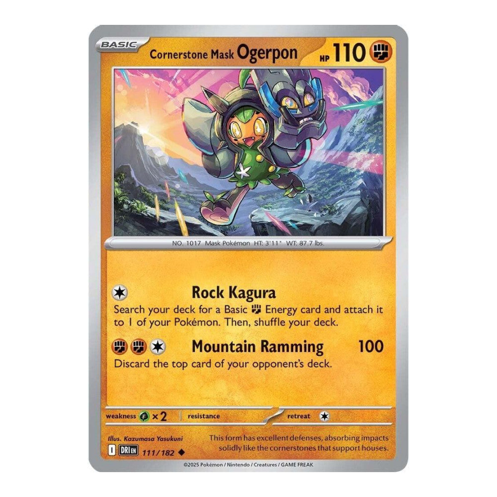 SV10: Destined Rivals (DRI) - Cornerstone Mask Ogerpon (#111/182)