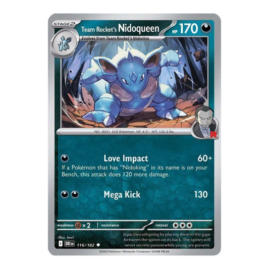 SV10: Destined Rivals (DRI) - Team Rockets Nidoqueen (#116/182) (Near Mint)