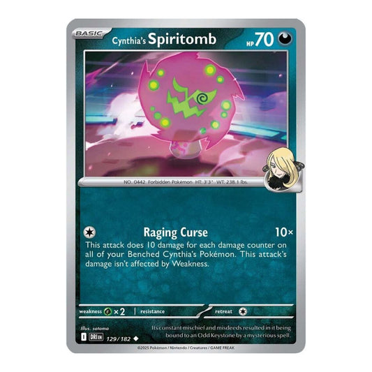 SV10: Destined Rivals (DRI) - Cynthias Spiritomb (#129/182) (Near Mint)