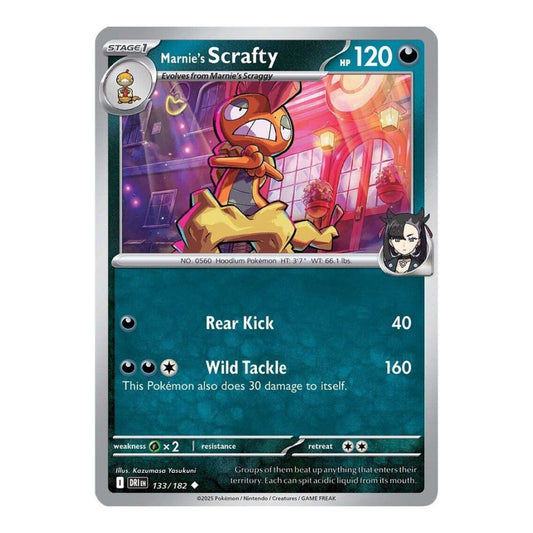 SV10: Destined Rivals (DRI) - Marnies Scrafty (#133/182) (Near Mint)