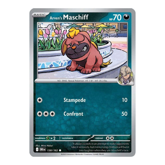 SV10: Destined Rivals (DRI) - Arvens Maschiff (#138/182) (Near Mint)