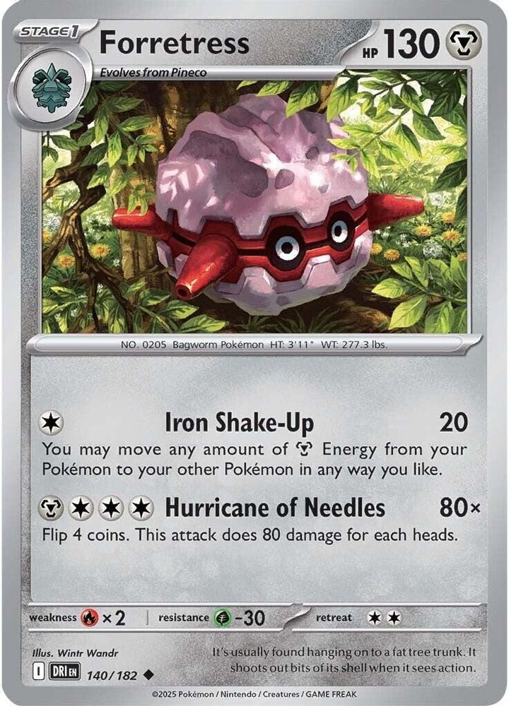 SV10: Destined Rivals (DRI) - Forretress (#140/182, Uncommon) ()