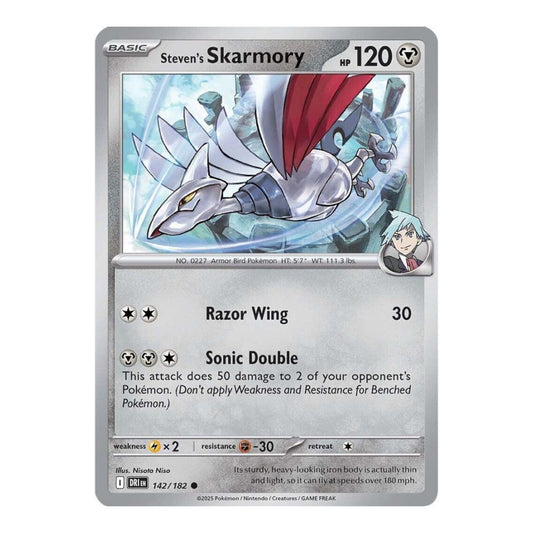SV10: Destined Rivals (DRI) - Stevens Skarmory (#142/182) (Near Mint)