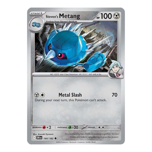 SV10: Destined Rivals (DRI) - Stevens Metang (#144/182) (Near Mint)