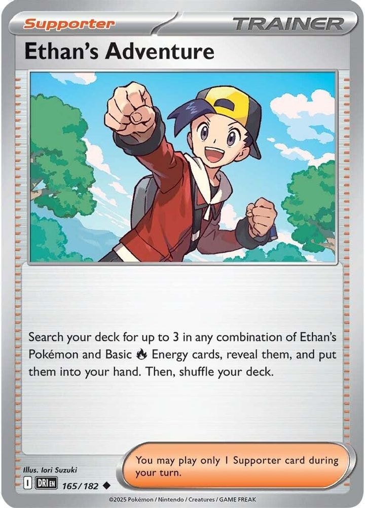 SV10: Destined Rivals (DRI) - Ethan's Adventure - 165/182 (#165/182, Uncommon) ()