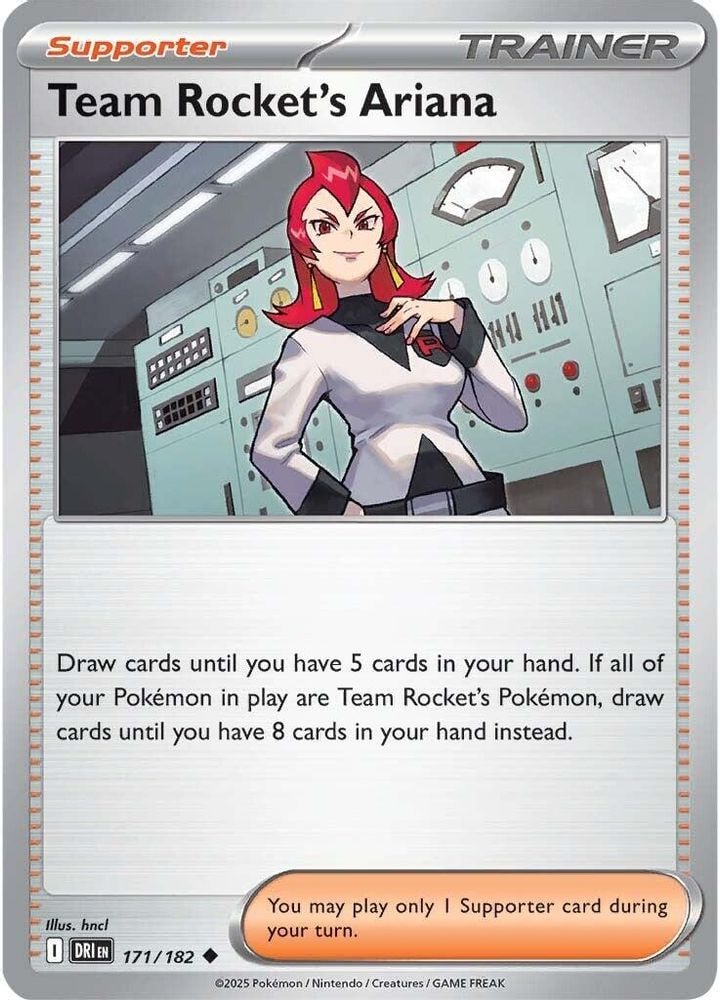 SV10: Destined Rivals (DRI) - Team Rocket's Ariana - 171/182 (#171/182, Uncommon) ()