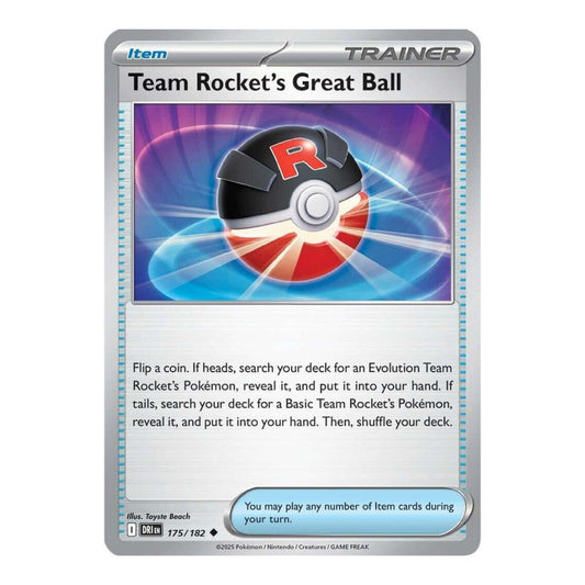 SV10: Destined Rivals (DRI) - Team Rockets Great Ball (#175/182) (Near Mint)