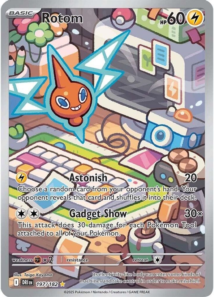 SV10: Destined Rivals (DRI) - Rotom - 197/182 (#197/182, Illustration Rare) ()