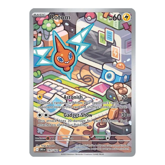 SV10: Destined Rivals (DRI) - Rotom 197 182 (#197/182) (Near Mint)