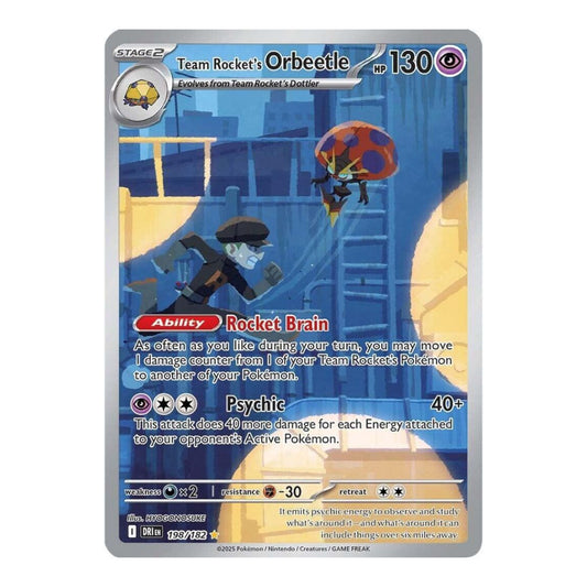 SV10: Destined Rivals (DRI) - Team Rockets Orbeetle 198 182 (#198/182) (Near Mint)