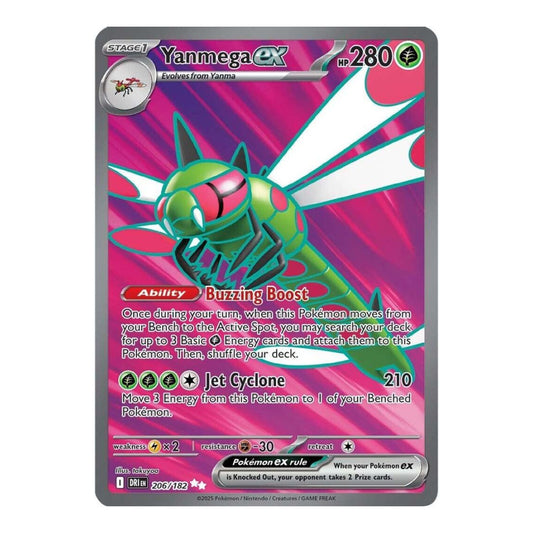 SV10: Destined Rivals (DRI) - Yanmega ex - 206/182 (#206/182) (Near Mint)
