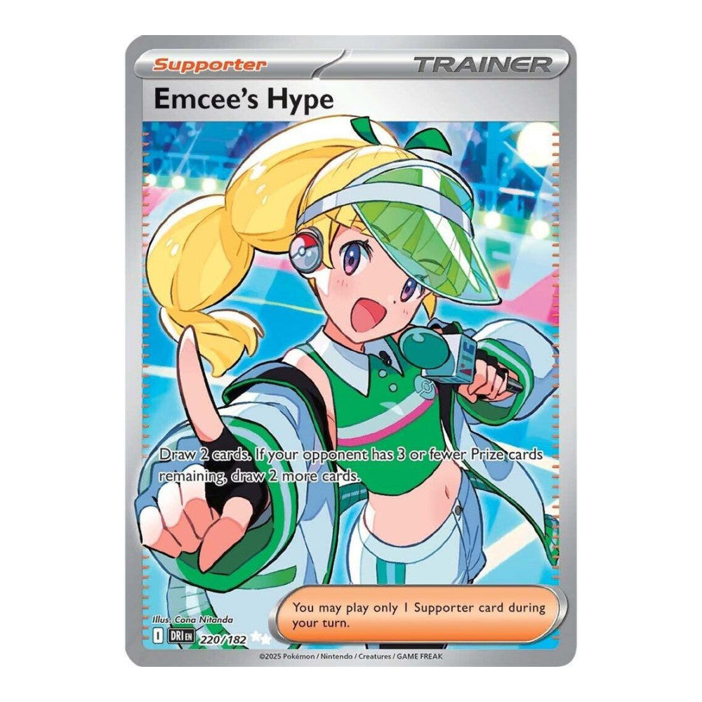 SV10: Destined Rivals (DRI) - Emcee's Hype - 220/182 (#220/182) (Near Mint)