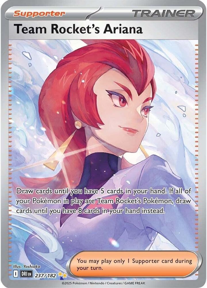 2025 Pokemon: SV10: Destined Rivals (DRI) - Team Rocket's Ariana - 237/182 (#237/182, Special Illustration Rare)