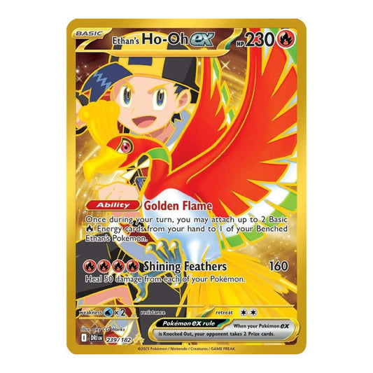 SV10: Destined Rivals (DRI) - Ethans Ho Oh ex 239 182 (#239/182) (Near Mint)