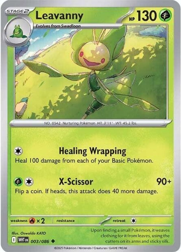 SV: White Flare (WHT) - Leavanny (#003/086, Uncommon) ()