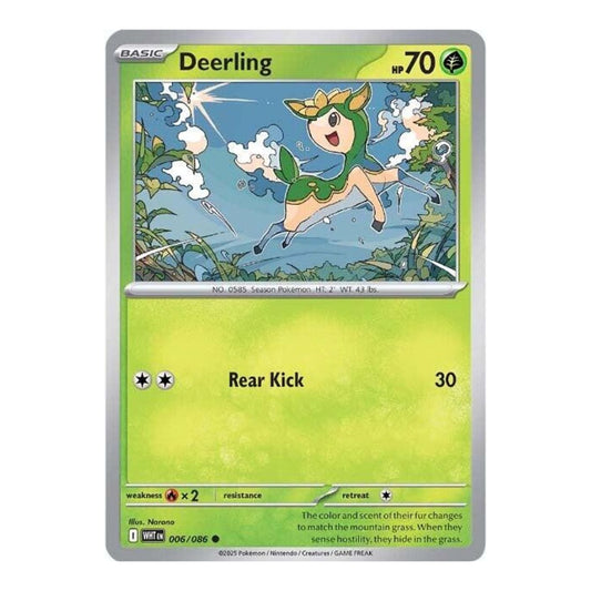 SV: White Flare (WHT) - Deerling (#006/086) (Near Mint)