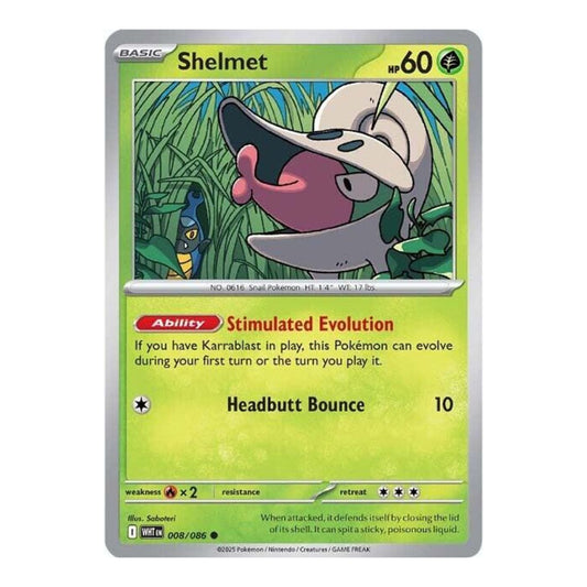 SV: White Flare (WHT) - Shelmet (#008/086) (Near Mint)