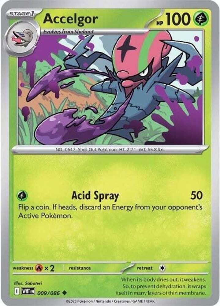 SV: White Flare (WHT) - Accelgor (#009/086, Uncommon) ()