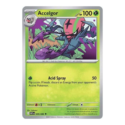 SV: White Flare (WHT) - Accelgor (#009/086) (Near Mint)