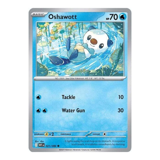 SV: White Flare (WHT) - Oshawott (#021/086) (Near Mint)