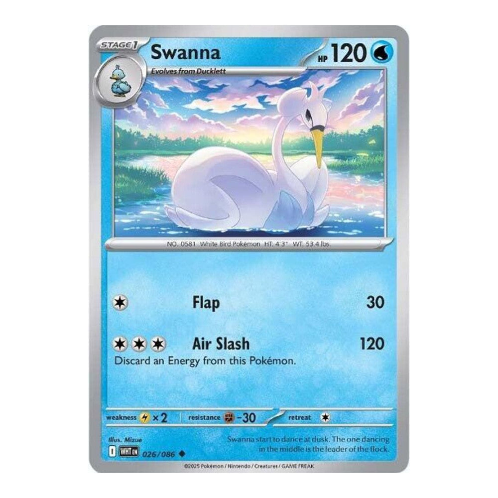 SV: White Flare (WHT) - Swanna (#026/086)