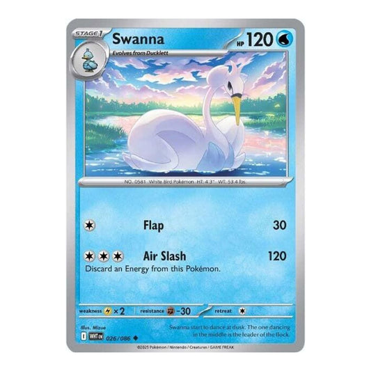 SV: White Flare (WHT) - Swanna (#026/086)
