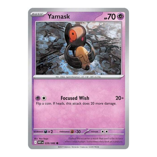 SV: White Flare (WHT) - Yamask (#039/086) (Near Mint)