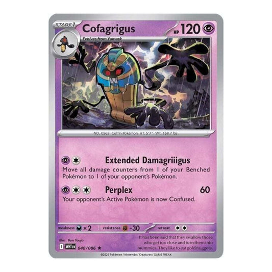 SV: White Flare (WHT) - Cofagrigus (#040/086) (Near Mint)