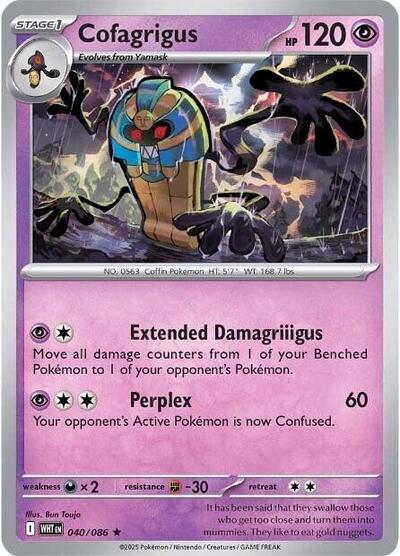 SV: White Flare (WHT) - Cofagrigus (#040/086, Rare) ()