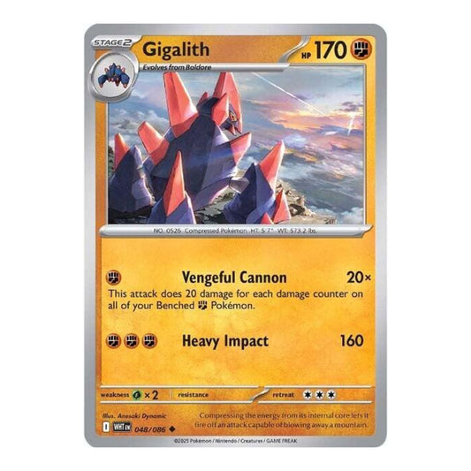 SV: White Flare (WHT) - Gigalith (#048/086) (Near Mint)