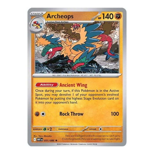 SV: White Flare (WHT) - Archeops (#051/086) (Near Mint)