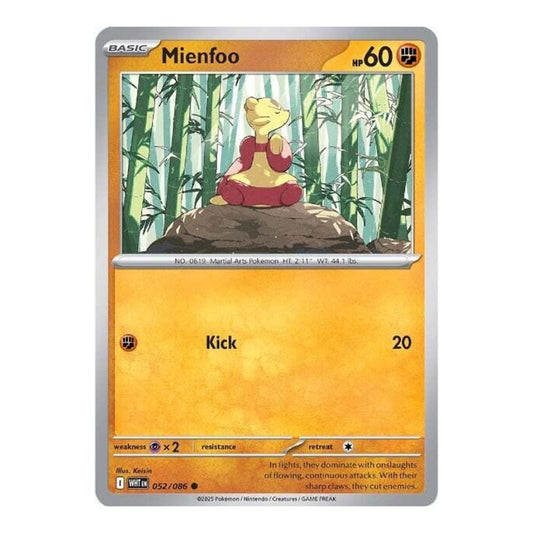 SV: White Flare (WHT) - Mienfoo (#052/086) (Near Mint)