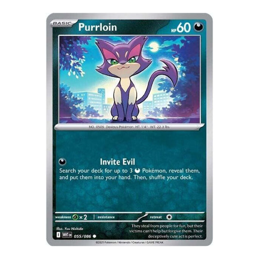 SV: White Flare (WHT) - Purrloin (#055/086) (Near Mint)