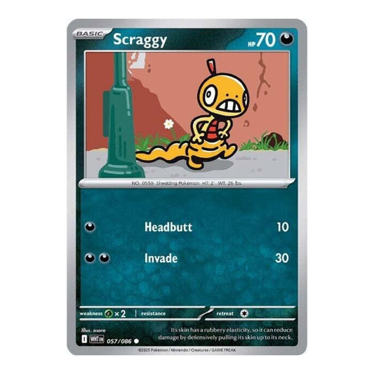 SV: White Flare (WHT) - Scraggy (#057/086) (Near Mint)