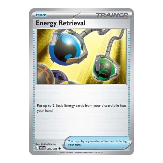 SV: White Flare (WHT) - Energy Retrieval (#082/086) (Near Mint)